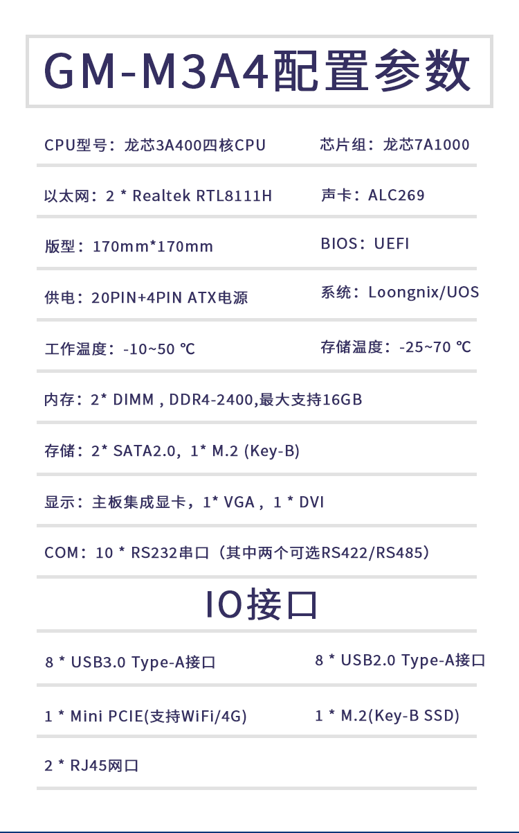 【更新升級】高能計算機推出龍芯3A4000 Mini-ITX主板